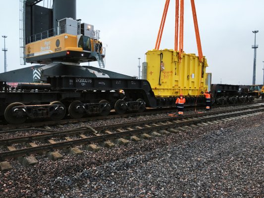 Railroad transportation of oversized cargoes 2 Railroad transportation of oversized cargoes 2