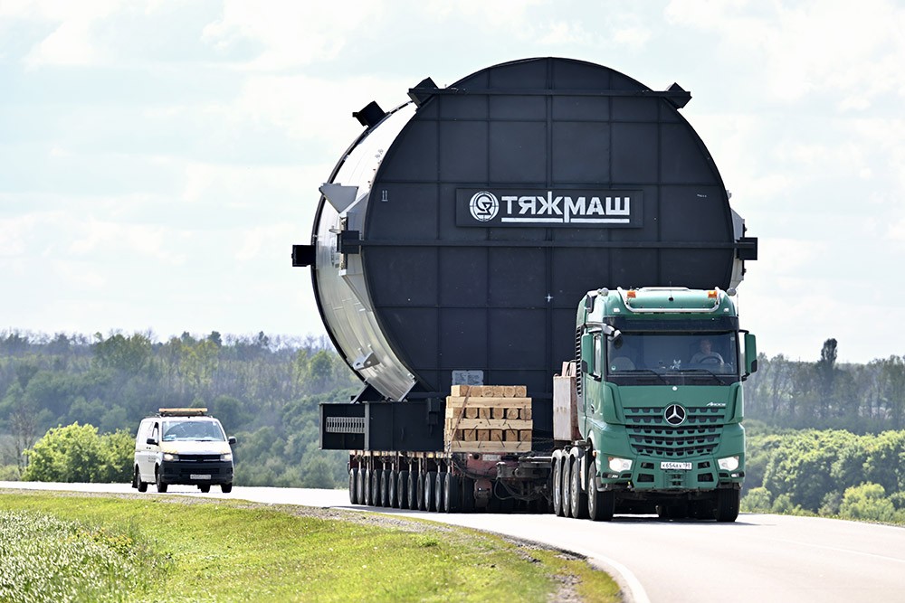 TRANSPORTATION OF CARGO WITH THE WEIGHT 125 TONS
