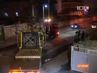 Transportation of "Angels with the lamps"