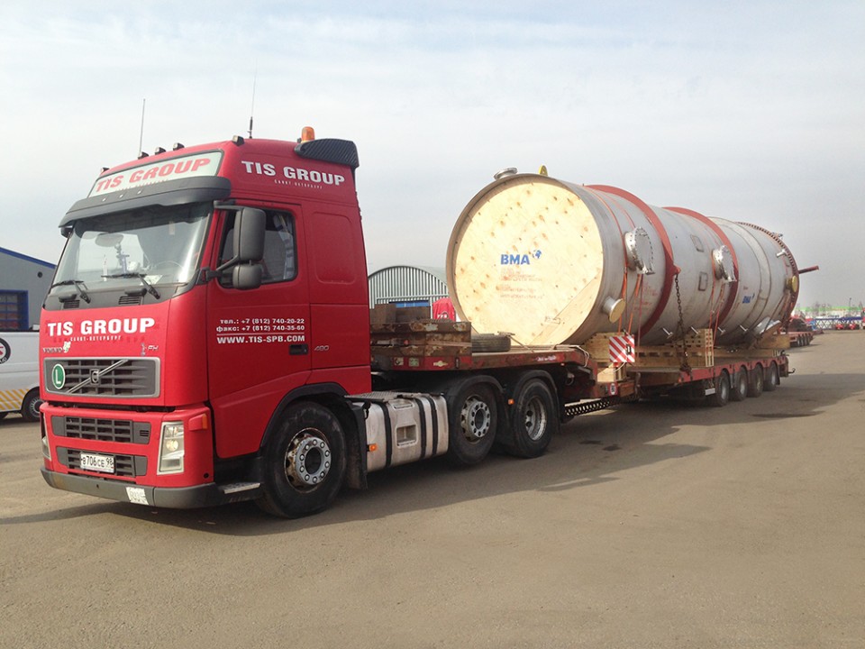 Transportation of oversized equipment to Lipetsk Region