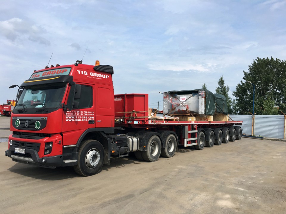 Transportation of oversized equipment to Volgograd Region